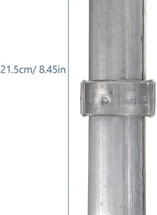 4Pcs Detachable Scaffolding Forplated Steel Couplers 34Mm Diameter Thickened Connector Rods - Image 2