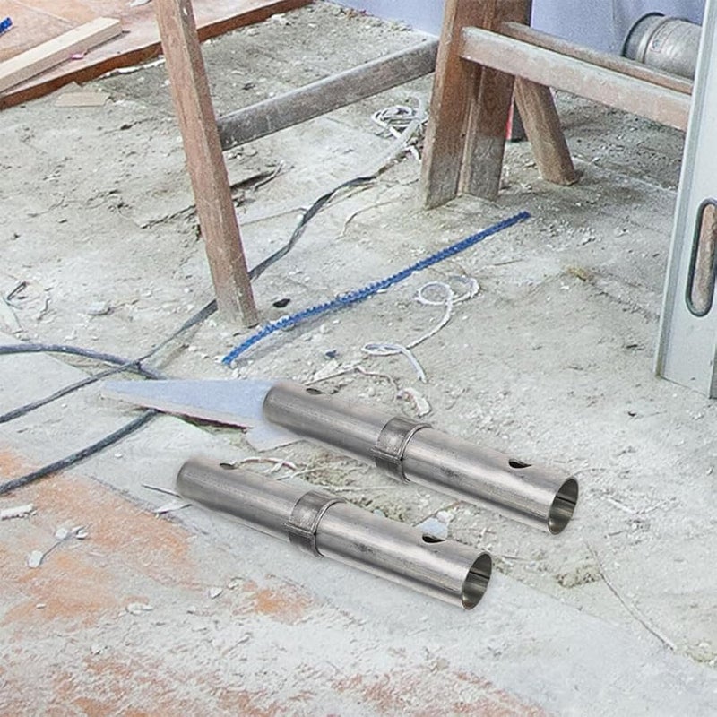 4Pcs Detachable Scaffolding Forplated Steel Couplers 34Mm Diameter Thickened Connector Rods - Image 4