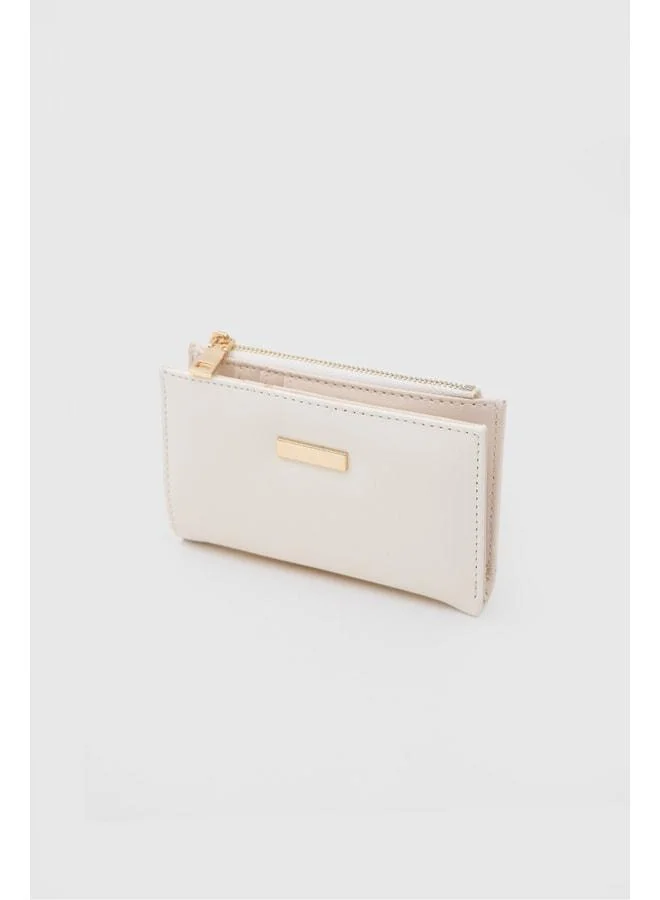 Shule Bags  Aster Soft-Textured Women's Wallet Cream. for Women | Best Price UAE
