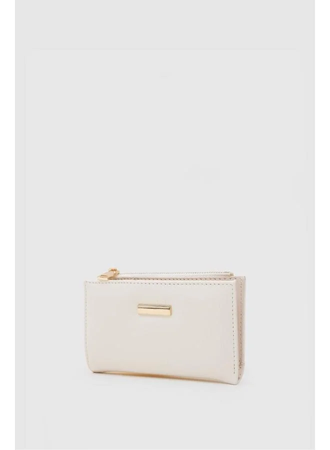 Shule Bags  Aster Soft-Textured Women's Wallet Cream. for Women | Best Price UAE