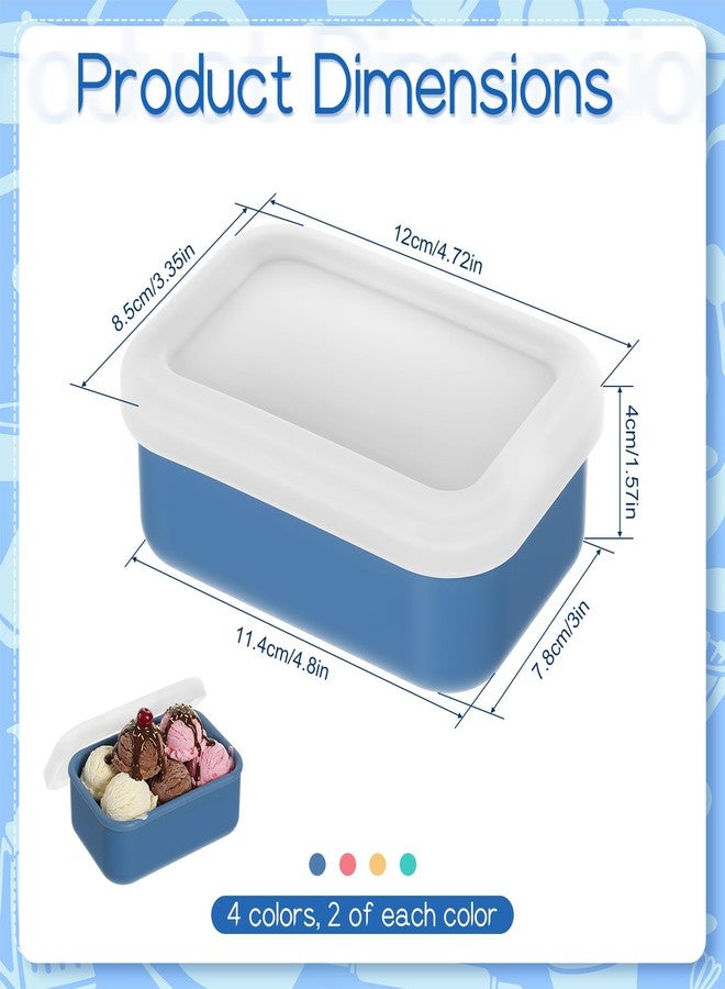 Xosjska 8 PCS 1 Cup Silicone Freezer Molds with Lid, Silicone Freezer Molds with Lids, Silicones Soup Freezers Mold, Leak-Proof Soup Sauce Freezers Mold, Reusable Food Preserving Tray Ice Trays Soups Sauces - Image 3