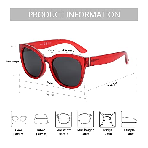 ZENOTTIC Oversized Cat Eye Sunglasses for Women Polarized Sun Glasses UV400 Protection Retro Shades Designer Style - Image 5