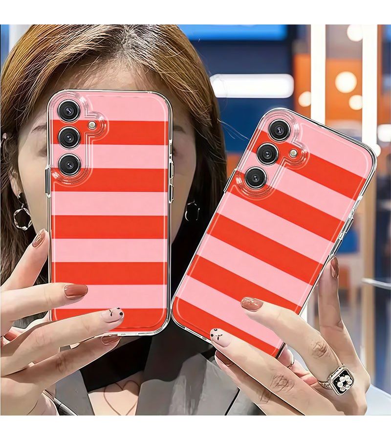 Mixed Color 1 Protective TPU Phone Case For Galaxy A50s Striped Pattern Compatible With Samsung Models A02 A03S A04 A05S A06 A13 A14 A15 A16 5G A21S A22 A23 A24 A25 A32 A34 A35 A50 A52 A53 A54 A55 A73 S21 Ultra S22 Plus S23 Plus S24 FE S25 Best Gift For Family Friends - Image 4
