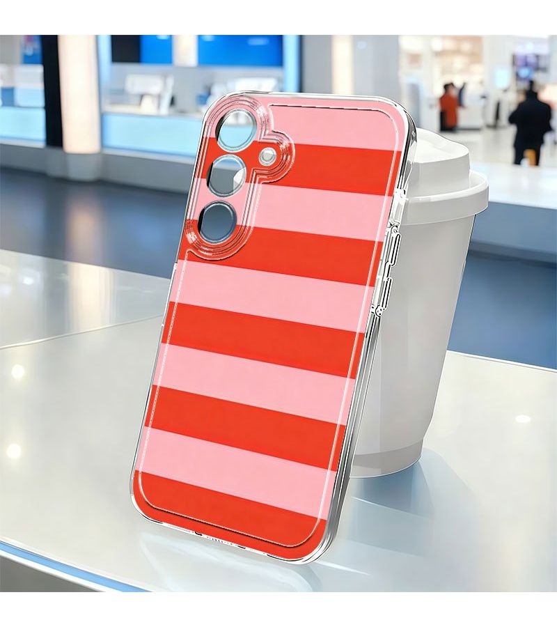 Mixed Color 1 Protective TPU Phone Case For Galaxy A50s Striped Pattern Compatible With Samsung Models A02 A03S A04 A05S A06 A13 A14 A15 A16 5G A21S A22 A23 A24 A25 A32 A34 A35 A50 A52 A53 A54 A55 A73 S21 Ultra S22 Plus S23 Plus S24 FE S25 Best Gift For Family Friends - Image 1