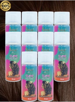 10 Pieces Roval Temporary Hair Color Spray Brown
