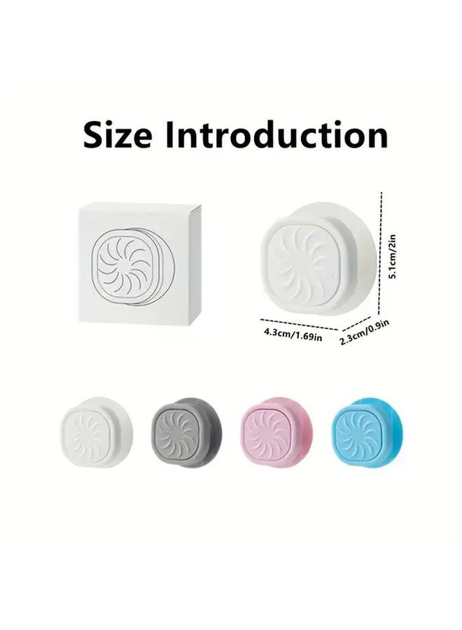 3pcs Gray Swivel Trash Bag Fixing Clips Non Slip Trash Can Fasteners - Image 4