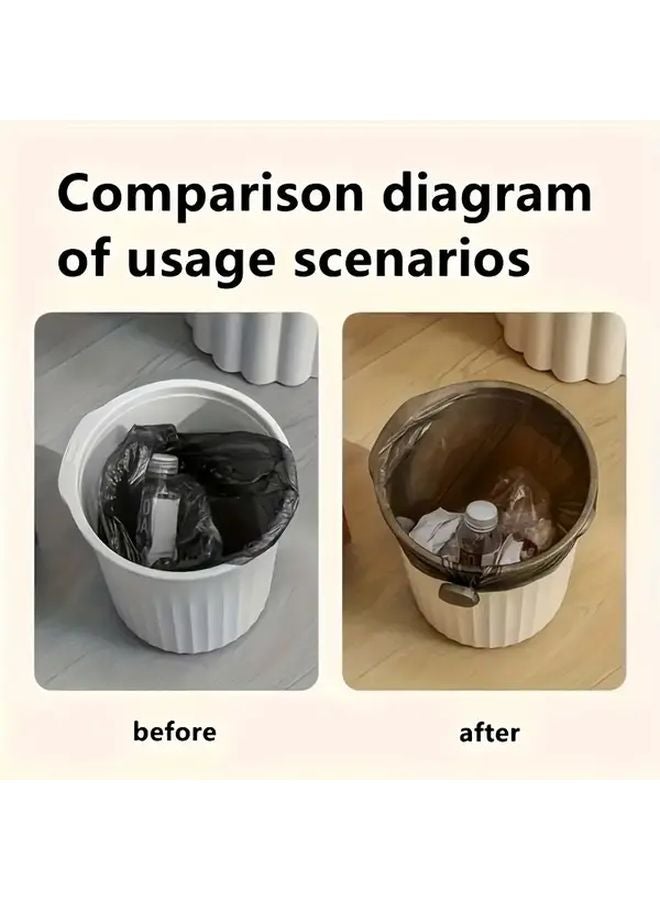 3pcs Gray Swivel Trash Bag Fixing Clips Non Slip Trash Can Fasteners - Image 3