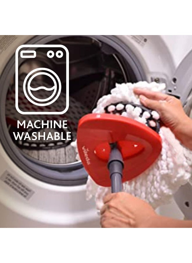 Vileda فيلدا إعادة تعبئة ممسحة سهلة العصر والتنظيف للممسحة الدوارة - Image 3