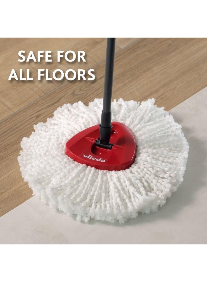 Vileda فيلدا إعادة تعبئة ممسحة سهلة العصر والتنظيف للممسحة الدوارة - Image 4