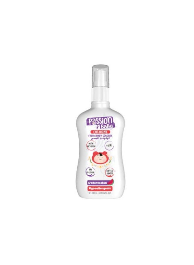 Passion Baby Cologne for Children, Watermelon Scent - 100ml - Image 1