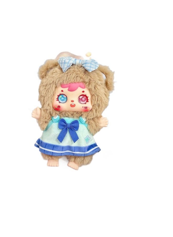 Generic - Genuine Three Small Wool 400 Body First Generation Moe Pet Pair Plush Series Blind Box Trendy Play Hand Doll Gift-Color:Etier Octopus Series Plush 1st Generation (6 Pcs/end 36 Pcs/box)-Specification:End Box - Image 1