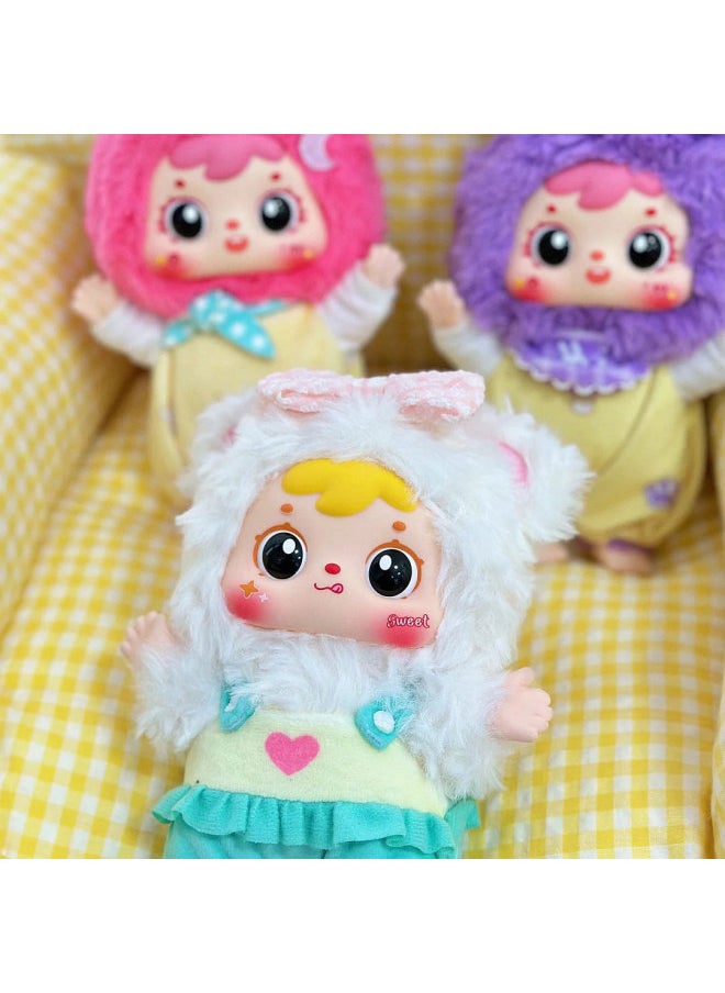 Generic - Genuine Three Small Wool 400 Body First Generation Moe Pet Pair Plush Series Blind Box Trendy Play Hand Doll Gift-Color:Etier Octopus Series Plush 1st Generation (6 Pcs/end 36 Pcs/box)-Specification:End Box - Image 1