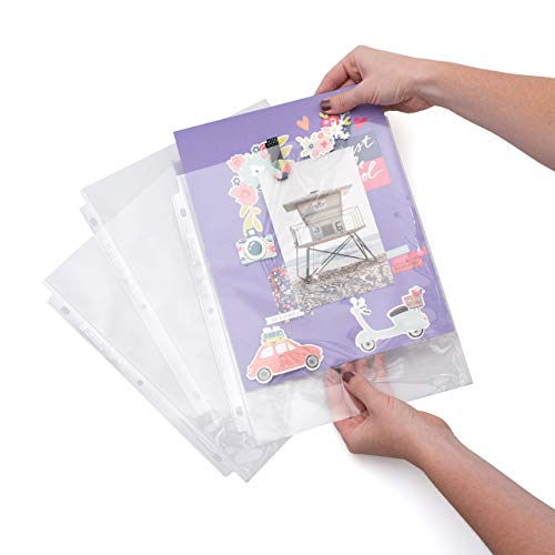 We R Memory Keepers حماة صفحات We R Memory Keepers للتدوين 8.5x11، عبوة 10، غير لامعة، متوافقة مع ألبومات 8.5x11 ذات 3 حلقات، مثالية للتدوين، تخزين الوثائق والمزيد - Image 3