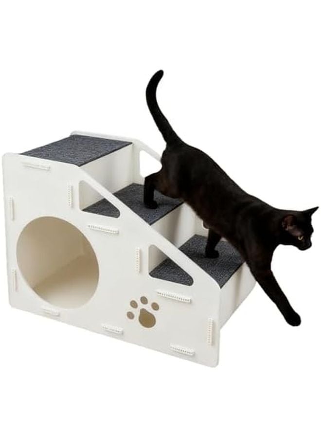 4 Step Non Slip Pet Stairs for Dogs Cats to Access High Beds Sofas Indoor Play Areas - Image 2