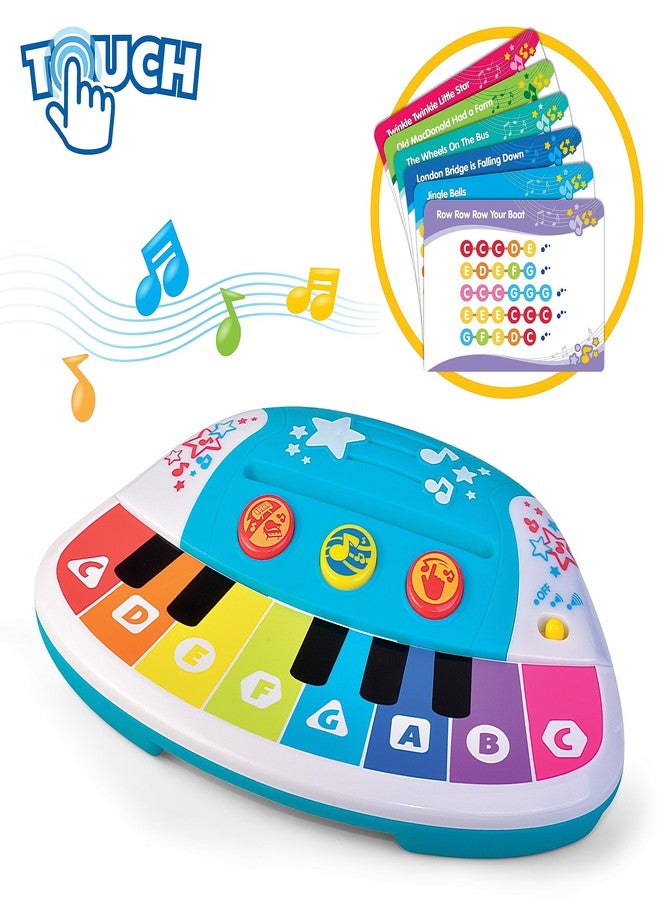 HAP-P-KID Magic Touch Baby Piano, Toddler Music Toy, Infant Touch Sensor Musical Instrument, Switch Between Xylophone, Kids Play Fun Gifts for 9 12 18 24 Month, 1 2 3 Year Old Boys Girls - Image 4