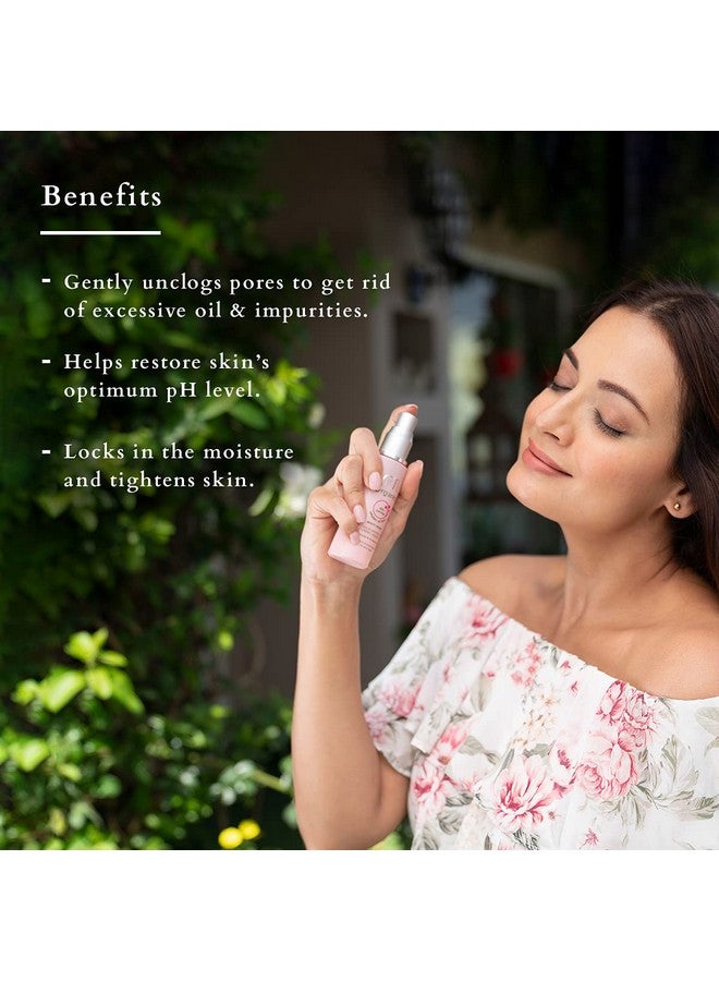 Lotus Organics+ Precious Brightening Toning Essence | 100% Organic White Peony | Sulphate & Paraben Free Face Toner | All Skin Types | 50Ml  - Image 2
