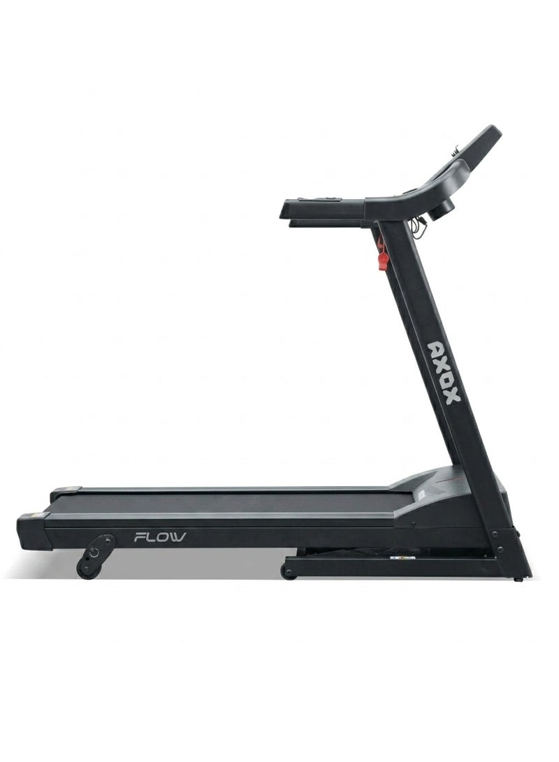 Axox Fitness Flow Foldable Electric Treadmill for Home | Smart Running & Walking Machine with LED Display,Shock Absorption & Silent Motor for Home Gym Workouts - Image 3