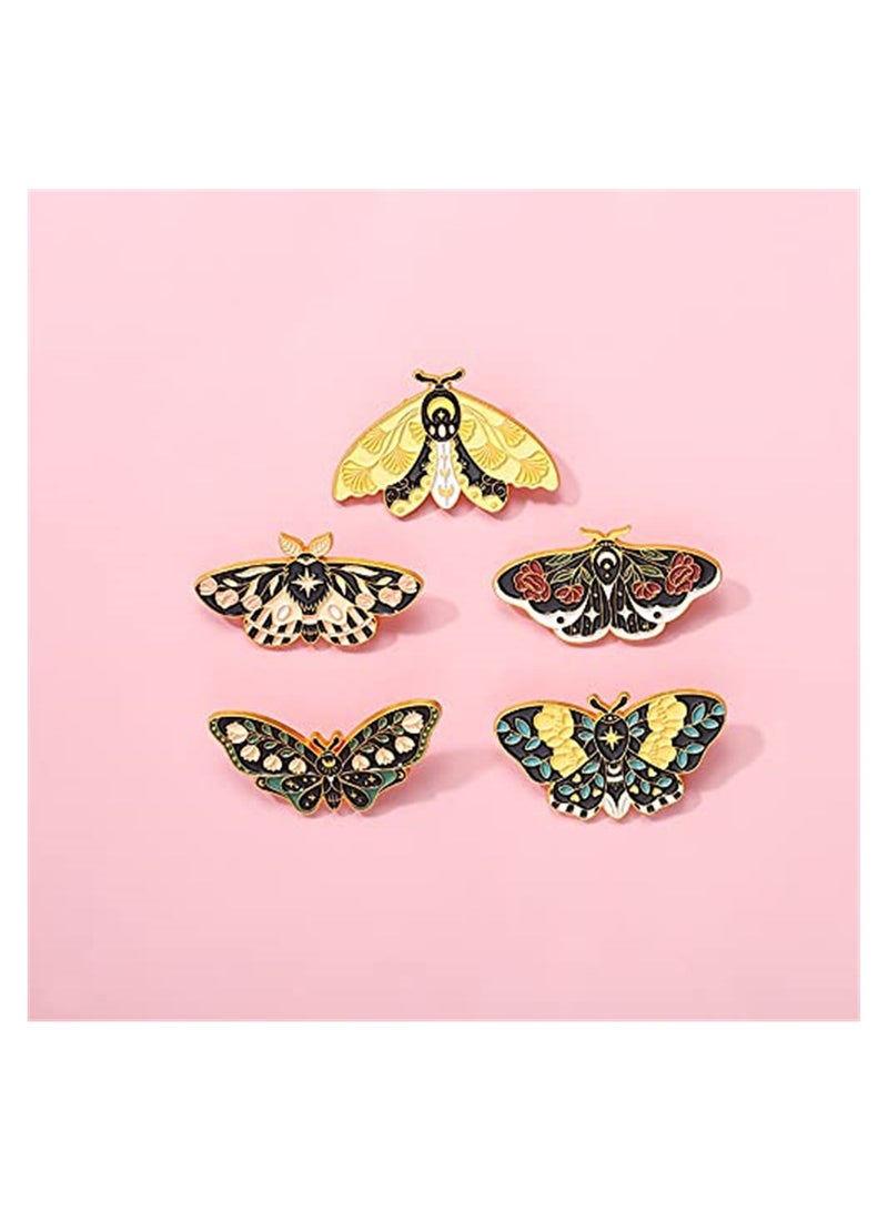 KASTWAVE 5 Pieces Enamel Pins Butterfly Backpack Pins for Women - Image 4