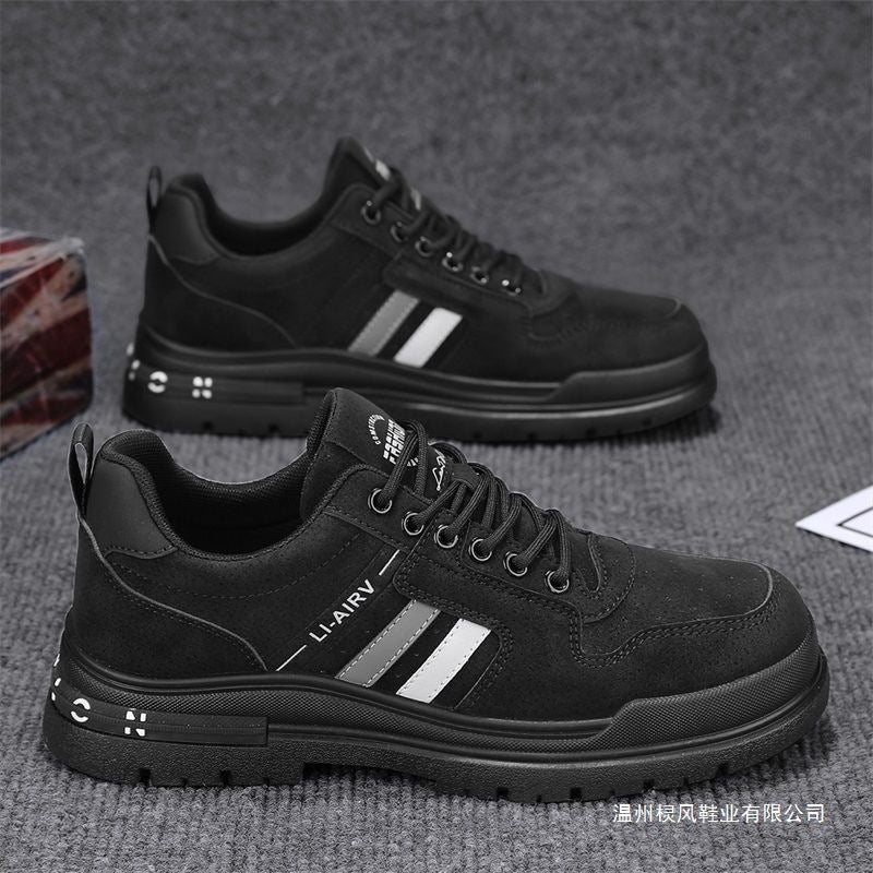 Labor Protection Sneakers, Men'S Shoes, Spring And Autum Construction Site Work Casual Shoes, Work Non-Slip Workwear Style - Image 5