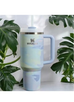 Quencher H2.0 FlowState Mug 40oz – Stainless Steel Vacuum Insulated, Leak-Proof Lid with Built-In Straw – Keeps Hot & Cold Drinks at Perfect Temperature – Travel-Friendly, Durable, Ideal for Workouts, Commutes & Daily Hydration