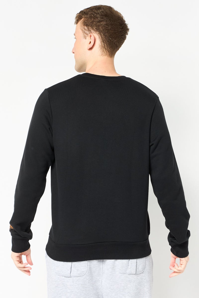 Reebok x Kung Fu Panda Men Sportswear Fit Outdoor Sweatshirts, Black - Image 3