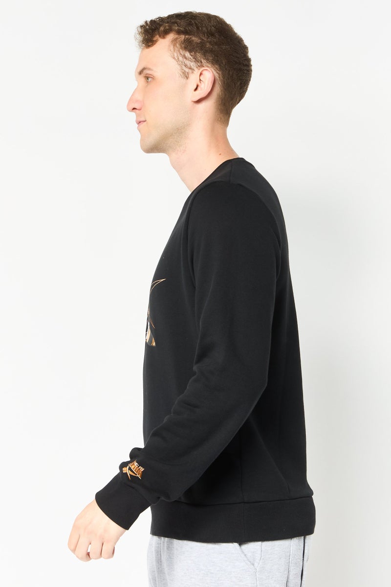 Reebok x Kung Fu Panda Men Sportswear Fit Outdoor Sweatshirts, Black - Image 2