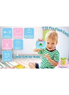 Generic "An educational toy for children: Listen and Learn with audible flashcards for kids aged 1 to 8 years. The educational card set includes 112 double-sided cards | 112 cards - 224 words."  - Image 5