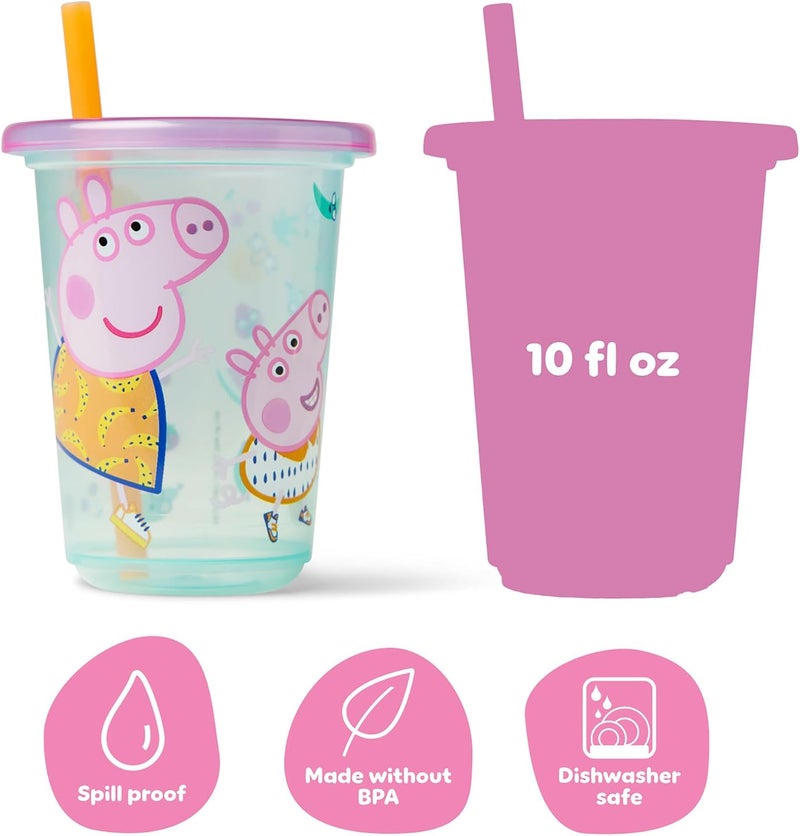 The First Years Peppa Pig Take & Toss Toddler Straw Cups - Image 2