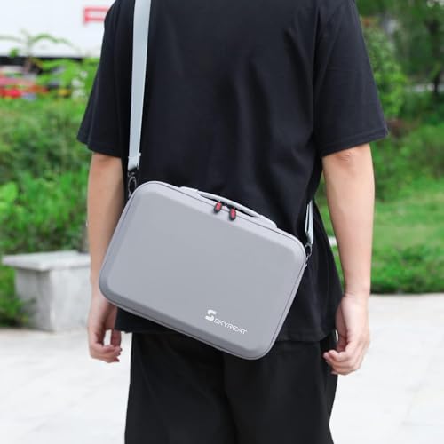 Skyreat Mini 4 Pro RC 2 Case, Portable PU Leather Storage Shoulder Bag for DJI Mini 4 Pro Fly More Combo Kit Accessories - Image 5