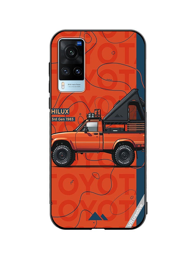 VR CREATIVE Protective Case Cover For Vivo X60 Hilux 3Rd Generation 1983 Truck Design Design Multicolour - Image 1