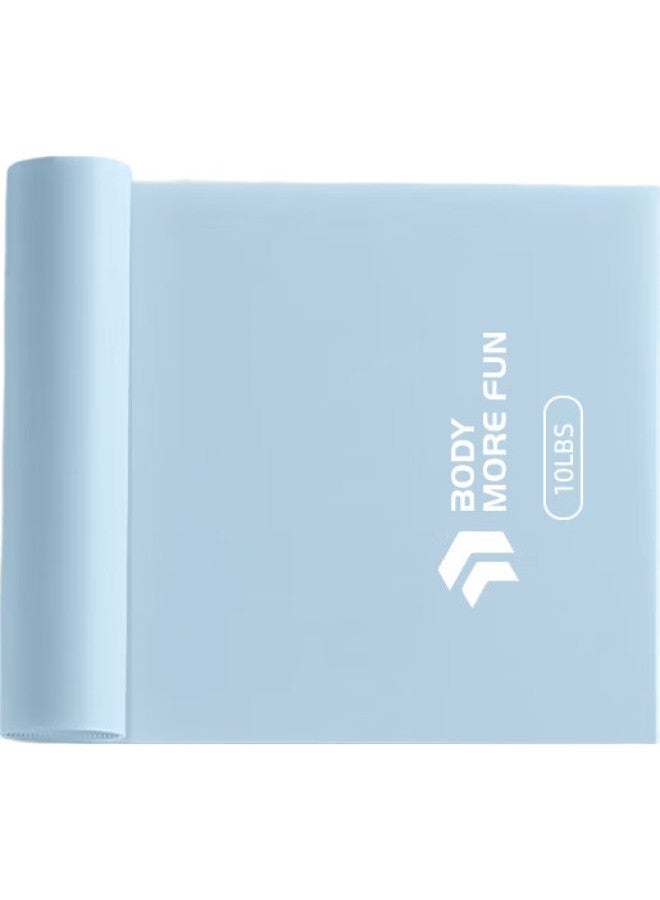 Lexi Fitness Elastic Band Women'S Yoga Strength Training Stretching Shoulder Opening Resistance Band Back Training Resistance Band Light Blue 10 Lbs - Image 1