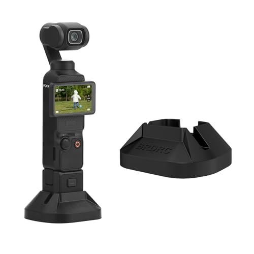 BRDRC قاعدة تثبيت كاميرا BRDRC لحامل DJI OSMO Pocket 3 Combo للمبدعين على المكتب مع حامل ثابت غير قابل للانزلاق لملحقات تثبيت الكاميرا والجيمبال - Image 1