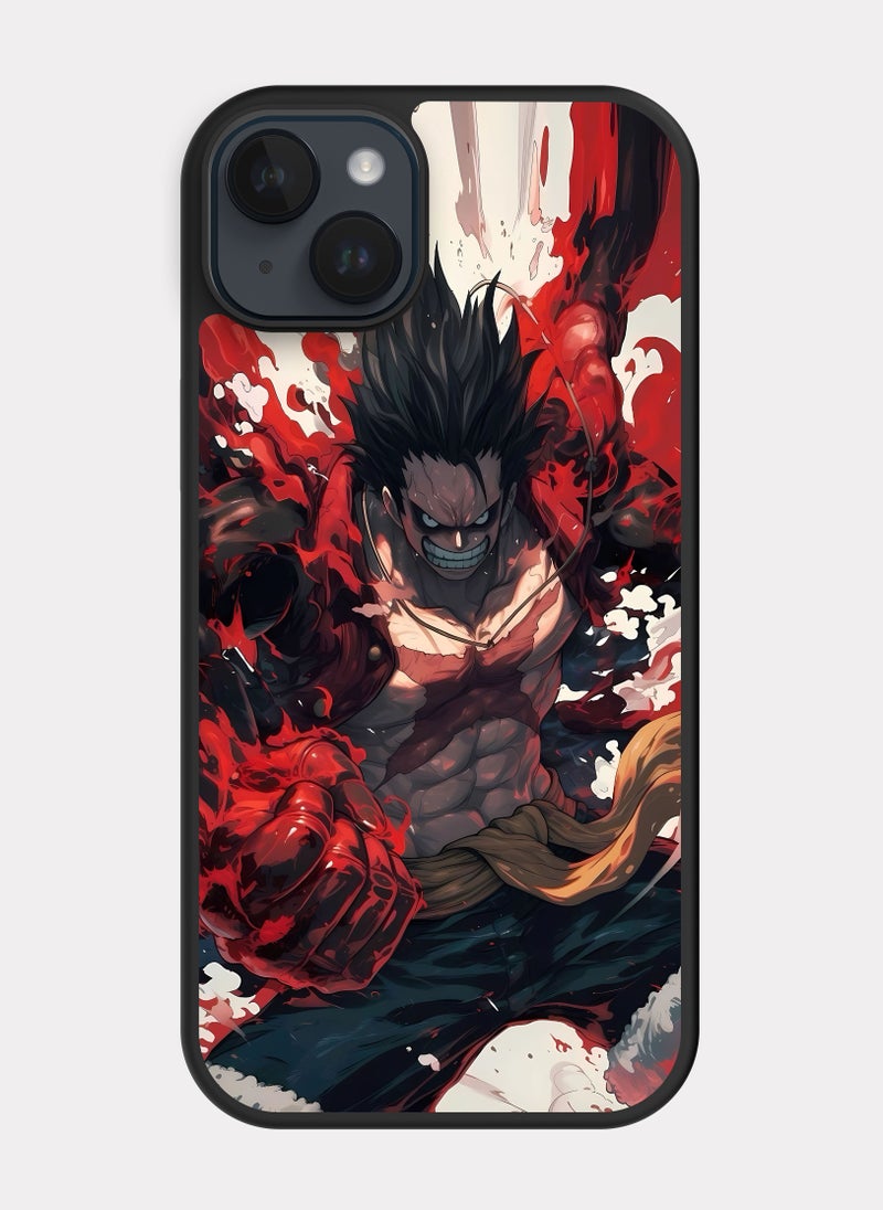 PXLAAT iPhone 14 Plus case cover One Piece Monkey D. Luffy  - Image 1