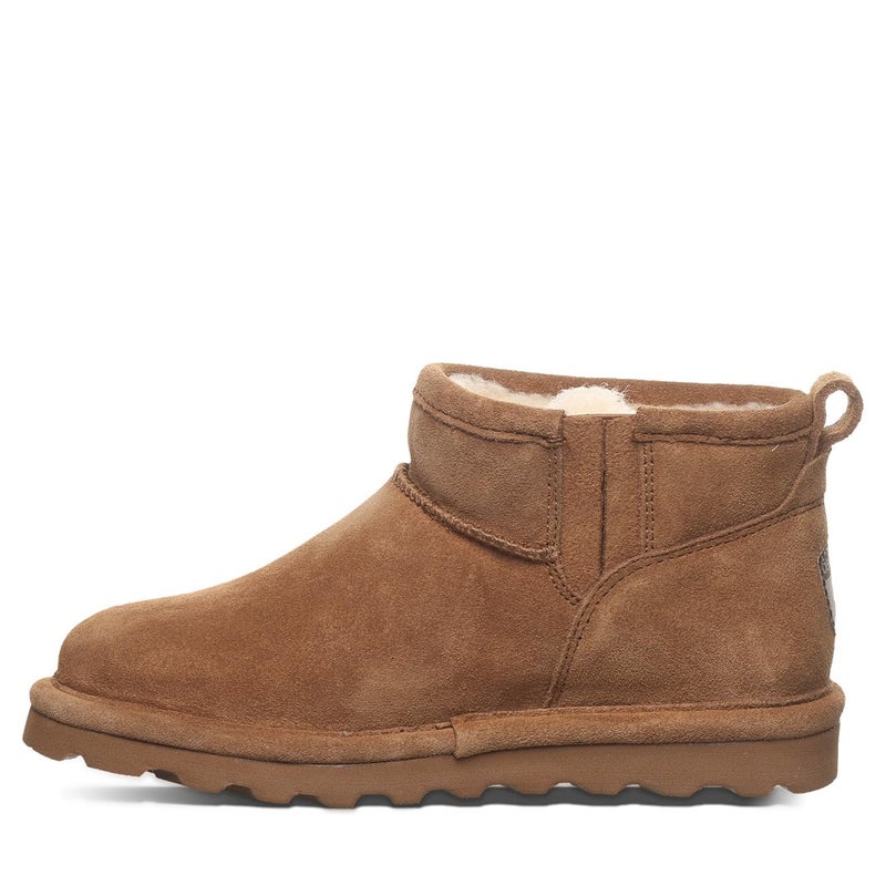 BEARPAW Shorty Youth Ankle Boot Hickory Size 3 | Comfortable & Durable Slip On Winter Boot for Kids - Image 3