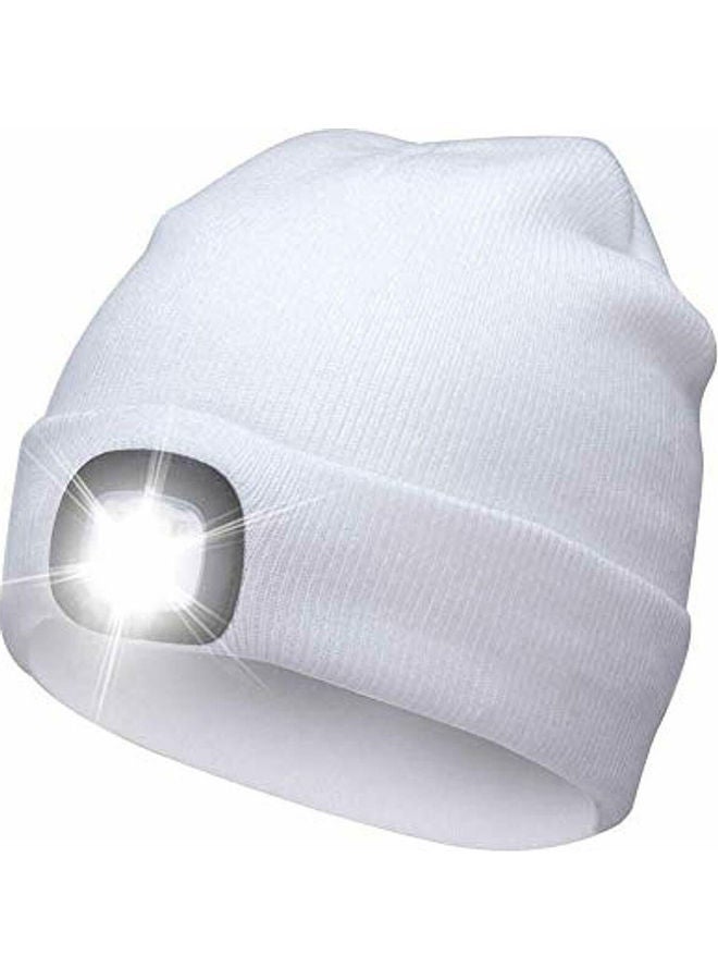 NIBEMINENT Unisex Warm LED Light Battery Powered Beanie Hat Cap 20 * 10 20cm  - Image 1