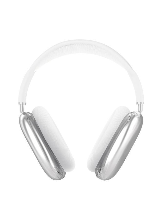 Raxoom Case Cover A Pair Full Coverage Anti-scratch Silicone Headphone Protective Case for AirPods Max Transparent 