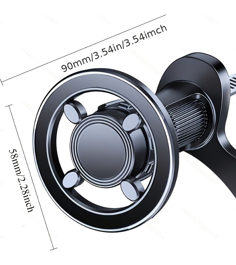 Magnetic Car Air Vent Mount 1PCS Magnetic Car Mount Rotating Holder Hands Free Vehicle Accessory For Smartphone GPS Tablet No Installation Required - Image 4