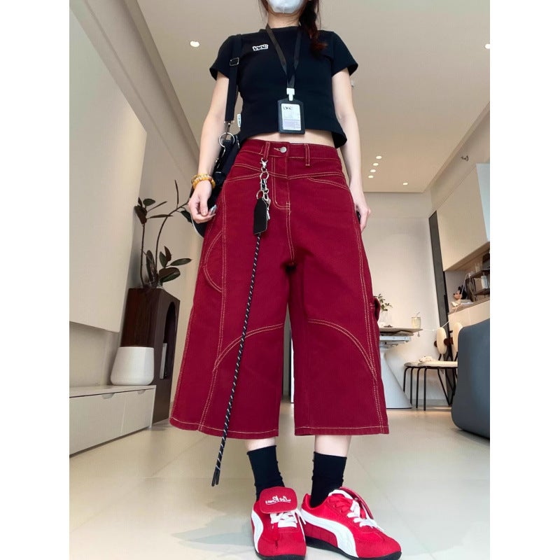 Unisex Classic Denim Jeans Loose Fit Daily Outdoor Wear - Image 3