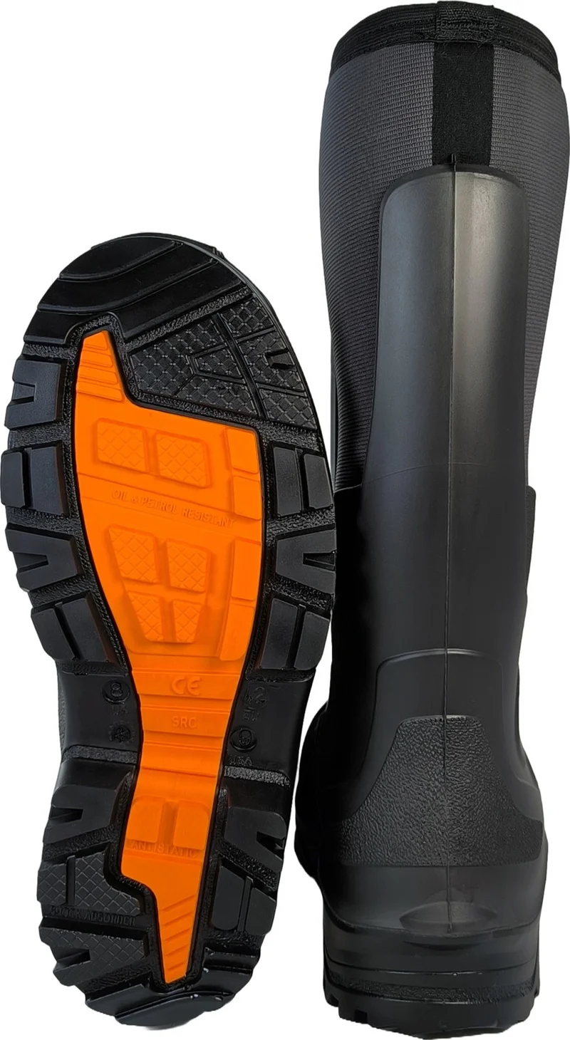 Polly Boot Ranger Outdoor Boots Polyurethane Neoprene Hunting Fishing Boots Black