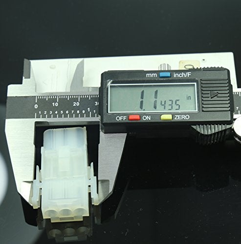 Molex -MLX 20A, Gauge Size w/14-20 AWG, Wire Connector - 2.13mm D, Latch Lock (3-Pin (White)) - Image 4