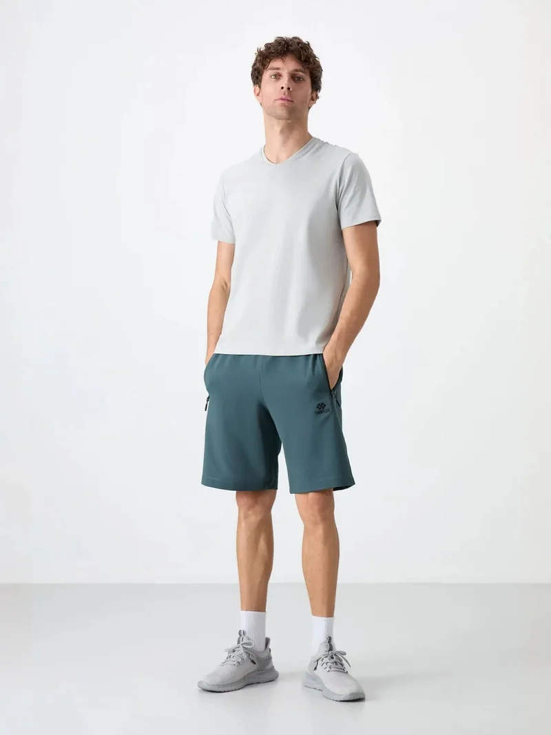 تومي لايف TOMMY Men's Regular-fit Knit Sweat Shorts