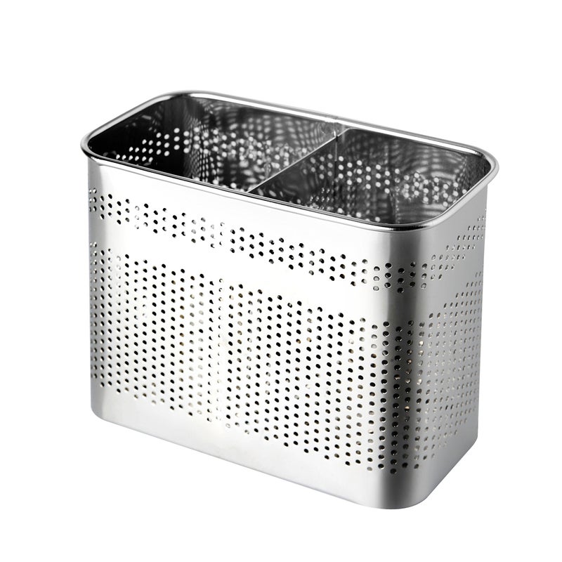 UIP Global Stainless Steel Cutlery Utensil Holder (Medium Square) Chopsticks Holder for Dishwasher - Image 1
