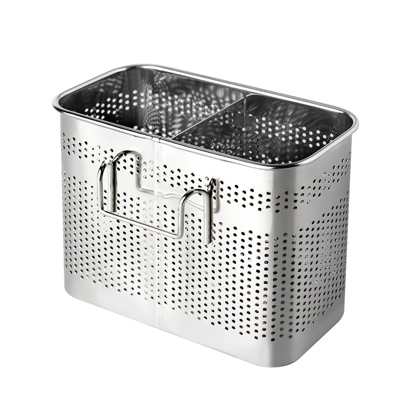 UIP Global Stainless Steel Cutlery Utensil Holder (Medium Square) Chopsticks Holder for Dishwasher - Image 2