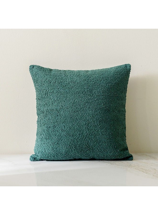 DANUBE HOME Danube Home Gleam Dyed Boucle Cushion Cover - Green - 45x45 cm | Cotton Couch Pillow Cover For Living Room, Bed Room  - Image 1