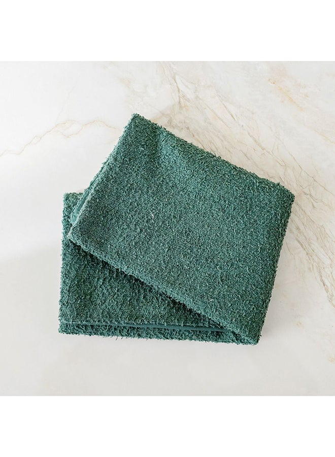 DANUBE HOME Danube Home Gleam Dyed Boucle Cushion Cover - Green - 45x45 cm | Cotton Couch Pillow Cover For Living Room, Bed Room  - Image 3