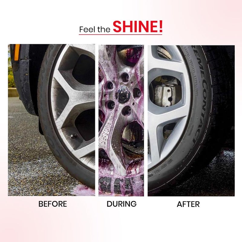 Detailmax Iron Remover 500ml, Rim Cleaner Iron Remover for Car and Bike, Removes Rust and Fallout from Exterior Car and Bike Surfaces, Safe on Chrome, Aluminium & Alloy Wheels - Image 3