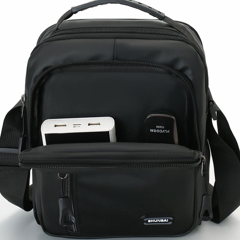 New Men'S Multi-Functional Shoulder Messenger Bag Business Commuter Waterproof Large Capacity Travel Backpack - Image 5
