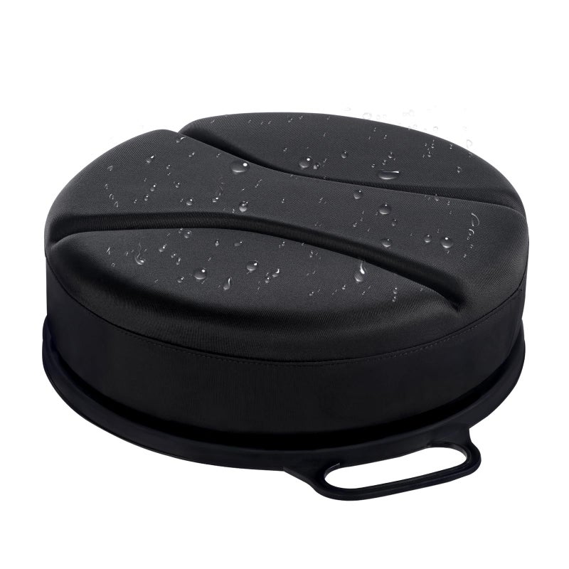 Presentastic 5 Gallon Bucket Seat with 3" Thick Seat Foam Cushion, 360Â°Swivel Bucket Lid Seat, Waterproof & Silent Bucket Seats for Ice Fishing, Baseball, Gardening and Camping - Image 1