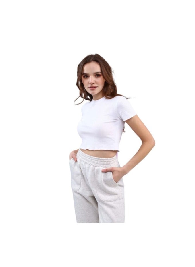 Generic - White Eho Crop Top - Image 1