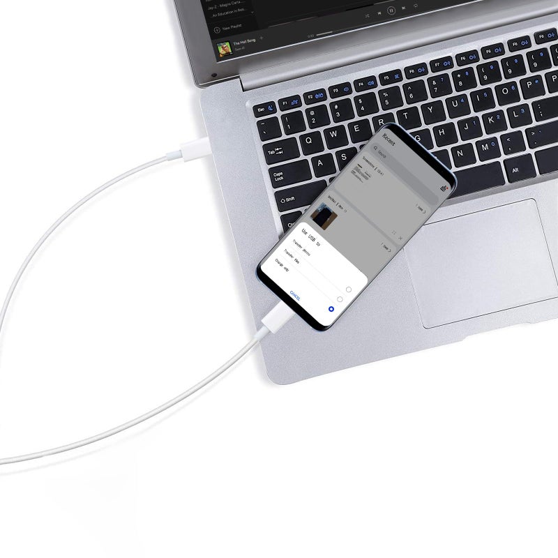 Smays USB C to USB C Cable 20-Pack Bulk, 3ft Type C Charging and Data Cord Multipack White - Image 4